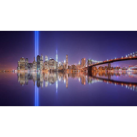 In Memorial Black Modern Wood Framed Art Print by Martin Castan, David