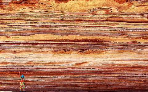 Kalbarri-Western Australia White Modern Wood Framed Art Print with Double Matting by Salgado Gispert, Gloria