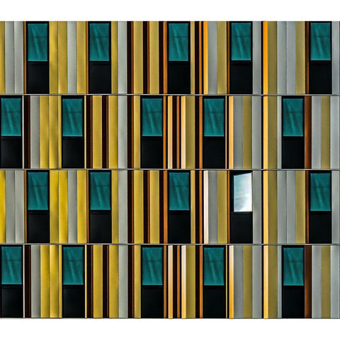 Dissident Window Gold Ornate Wood Framed Art Print with Double Matting by Vangindertael, Luc