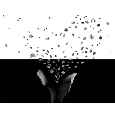Untitled Black Modern Wood Framed Art Print by Zahirimehr, Maryam