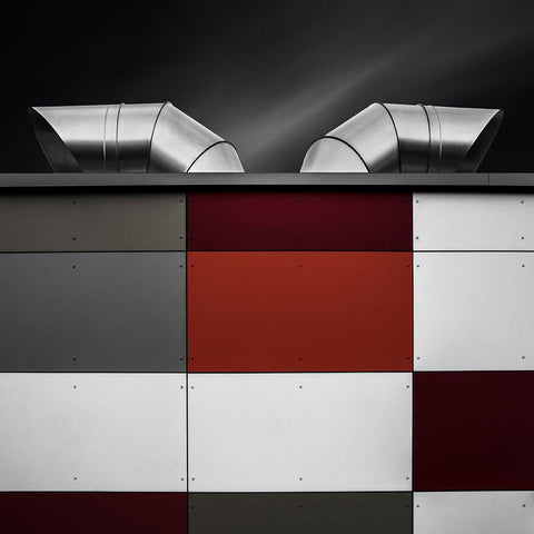 Mondrisio Gold Ornate Wood Framed Art Print with Double Matting by Claes, Gilbert