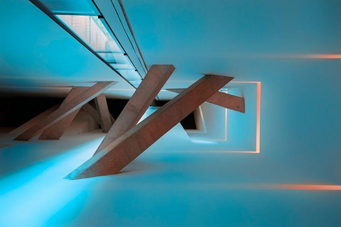 Transition Black Ornate Wood Framed Art Print with Double Matting by Kravanja, Jure