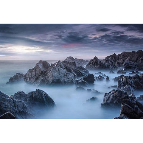 Nuno Araujo Ac The Chronicles Of Helion | Rebirth White Modern Wood Framed Art Print by Araujo, Nuno