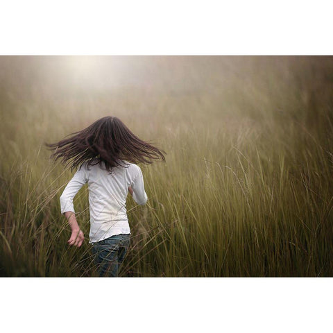 Noni Black Modern Wood Framed Art Print with Double Matting by Yudhi Winarno, Teguh