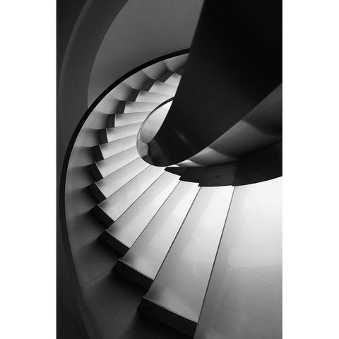 Next Level White Modern Wood Framed Art Print by P Neto, Filipe