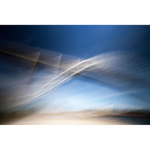 The Fredrikstad Bridge White Modern Wood Framed Art Print by Kvarnstrom, Asmund