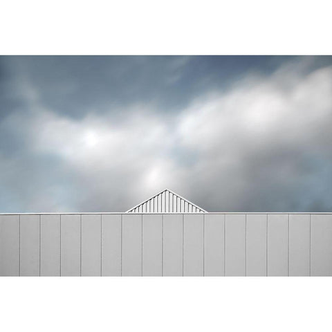 Mini Dome White Modern Wood Framed Art Print by Claes, Gilbert