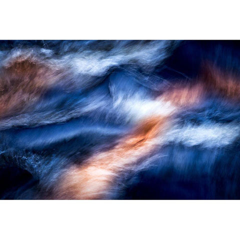 Dreamy Rapid Gold Ornate Wood Framed Art Print with Double Matting by Damsten, Petri