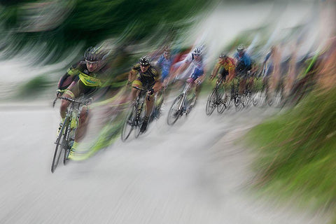 In Element White Modern Wood Framed Art Print with Double Matting by Malovrh, Milan