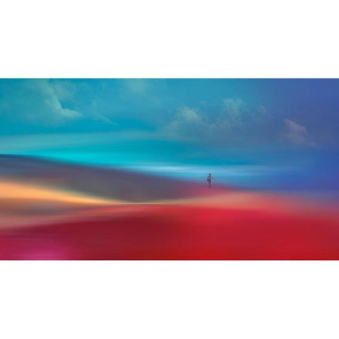 The Girl Gold Ornate Wood Framed Art Print with Double Matting by Westum, Heidi