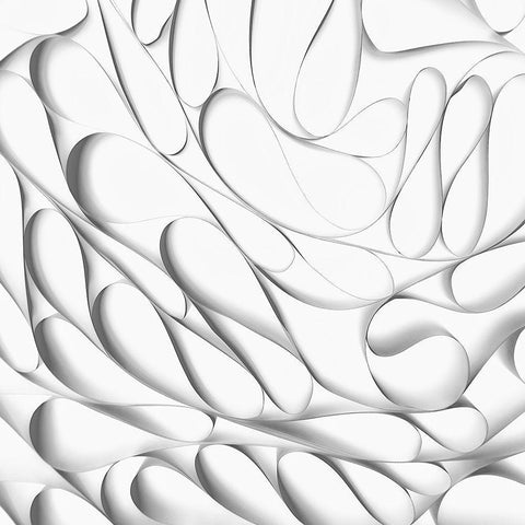 Qsq White Modern Wood Framed Art Print by Cincibus, Zbynek