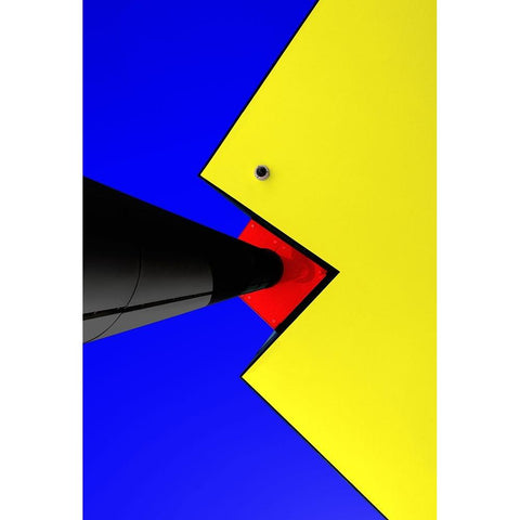 Security Black Modern Wood Framed Art Print by Huybrighs, Marc