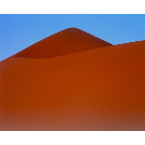 Sand Dune, Sahara White Modern Wood Framed Art Print by Blue, Cyril