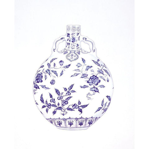 Flowering Moon Flask Gold Ornate Wood Framed Art Print with Double Matting by Anderton, Caroline