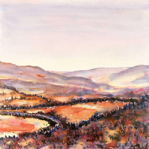 CANADIAN FOREST White Modern Wood Framed Art Print by Atelier B Art Studio