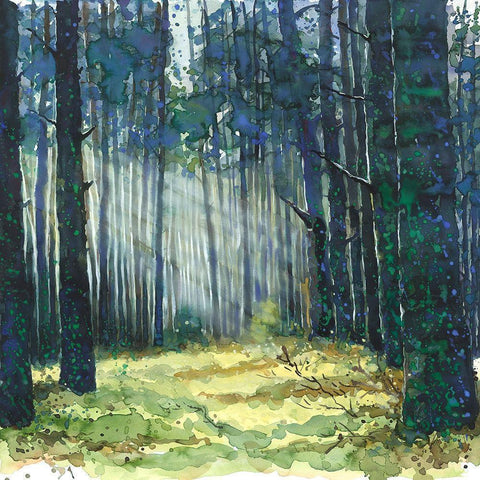 GLOW White Modern Wood Framed Art Print by Atelier B Art Studio