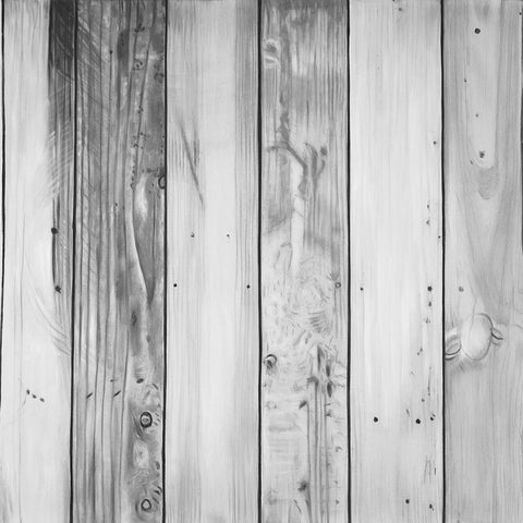 WOOD TEXTURE White Modern Wood Framed Art Print with Double Matting by Atelier B Art Studio
