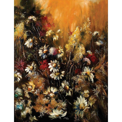 Classic Bouquet II Gold Ornate Wood Framed Art Print with Double Matting by Sipos, Judit