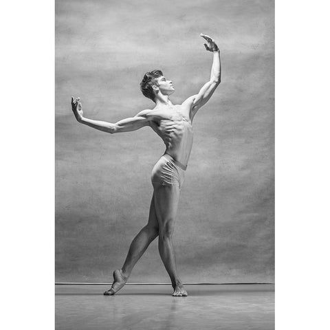 Everything is Beautiful at the Ballet Black Modern Wood Framed Art Print with Double Matting by Melnyk, V