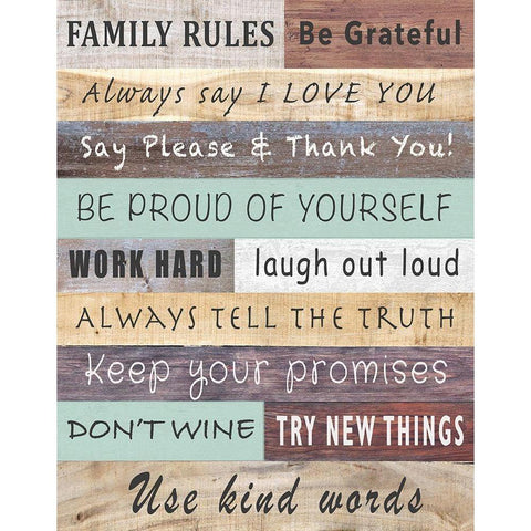 Family Wise Sayings Sign Gold Ornate Wood Framed Art Print with Double Matting by Inuit