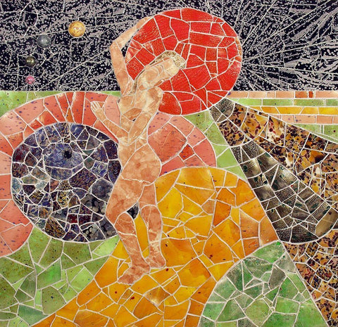 Nisqually I Black Ornate Wood Framed Art Print with Double Matting by Mandell, Jonathan