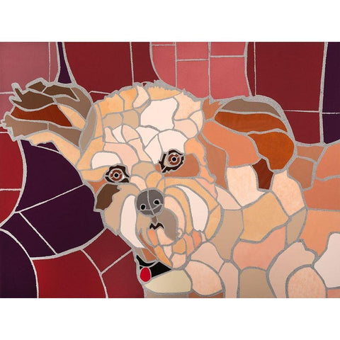 Mimi Diptych IIÂ  White Modern Wood Framed Art Print by Mandell, Jonathan