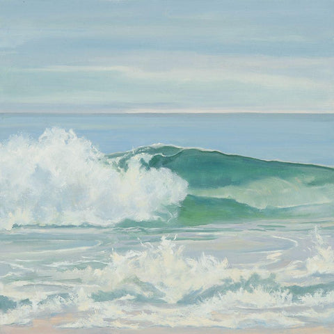 Cold Burst White Modern Wood Framed Art Print by Casey, Anderson