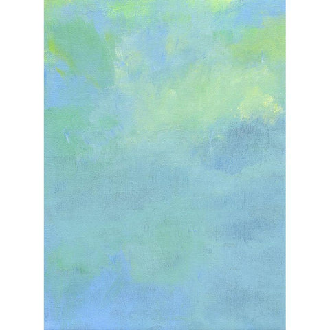 Sky Abstract II White Modern Wood Framed Art Print by Carroccio, Lisa