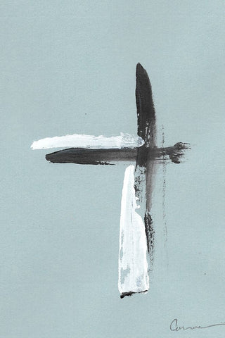 Swordplay  I Black Ornate Wood Framed Art Print with Double Matting by Carroccio, Lisa