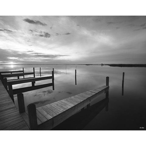 Lead the Way Black Modern Wood Framed Art Print with Double Matting by Turek, Eve