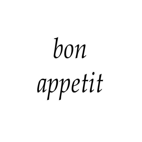 Bon Appetit Gold Ornate Wood Framed Art Print with Double Matting by Anonymous