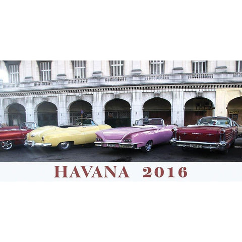 Havana I, 2016 Gold Ornate Wood Framed Art Print with Double Matting by Lowenkron, Kristin