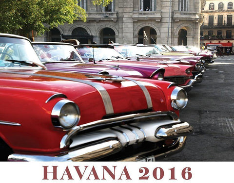 Havana II, 2016 White Modern Wood Framed Art Print with Double Matting by Lowenkron, Kristin