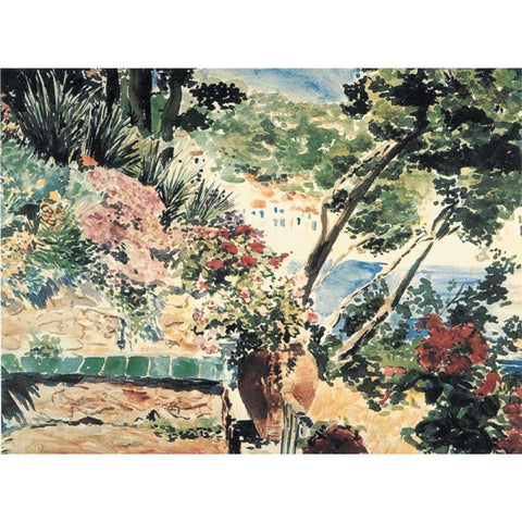 On the Coast White Modern Wood Framed Art Print by Unknown