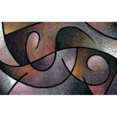Pathways III White Modern Wood Framed Art Print by Unknown
