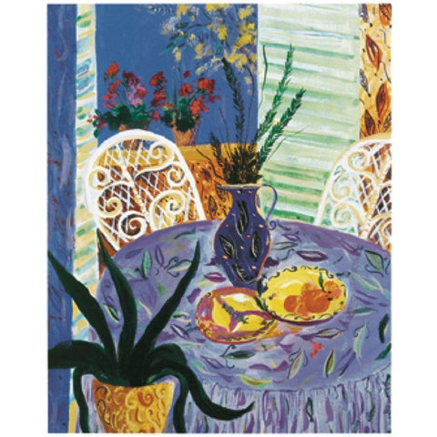 By the Sea II Black Modern Wood Framed Art Print with Double Matting by Unknown