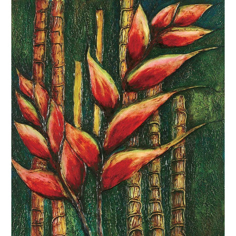 Passion Fruit I Gold Ornate Wood Framed Art Print with Double Matting by Unknown