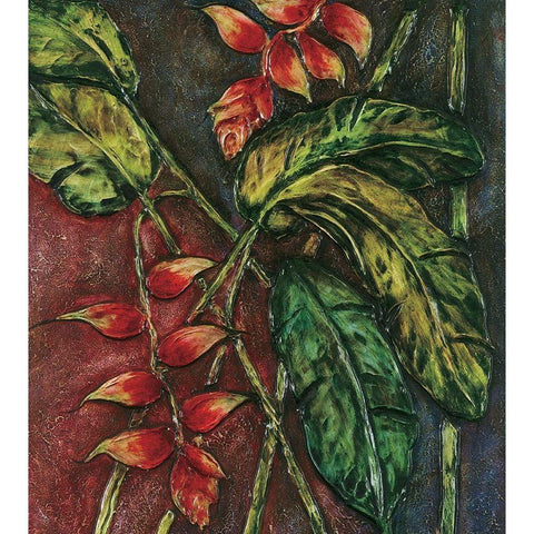 Passion Fruit II Gold Ornate Wood Framed Art Print with Double Matting by Unknown