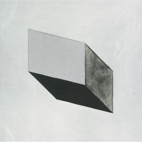 Geometry White Modern Wood Framed Art Print by Unknown