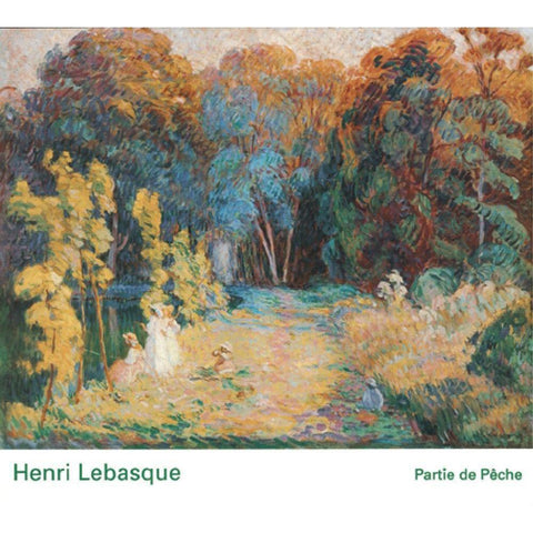 Partie de Peche White Modern Wood Framed Art Print by Lebasque