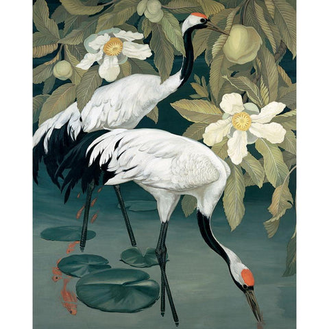 King Fisher Black Modern Wood Framed Art Print by Unknown