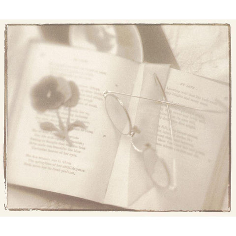 Tea Time II White Modern Wood Framed Art Print by Unknown