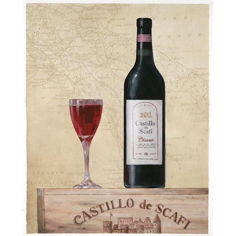 Chianti II White Modern Wood Framed Art Print by Unknown