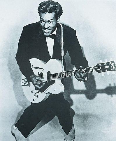 Chuck White Modern Wood Framed Art Print with Double Matting by Unknown