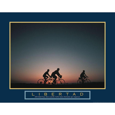 Libertad Black Modern Wood Framed Art Print by Frontline