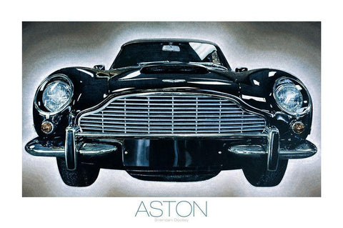 The Aston Black Ornate Wood Framed Art Print with Double Matting by Frontline