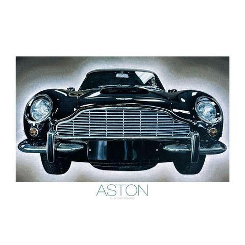 The Aston White Modern Wood Framed Art Print by Frontline