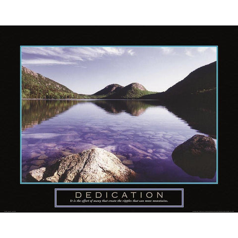 Dedication - Pond White Modern Wood Framed Art Print by Frontline