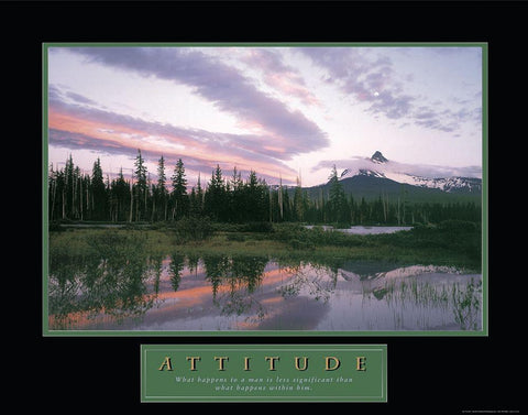 Attitude - Moonrise Black Ornate Wood Framed Art Print with Double Matting by Frontline