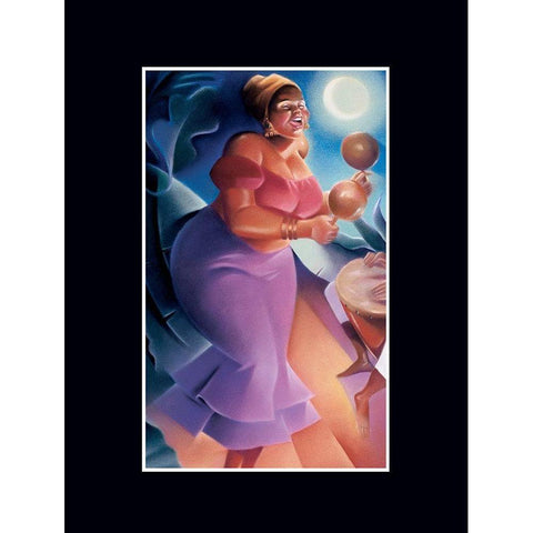 Cha-Cha-Cha White Modern Wood Framed Art Print by Unknown